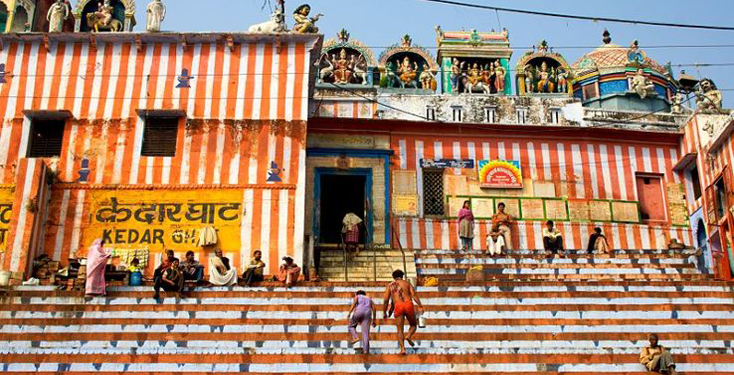 photos of kedar ghat varanasi